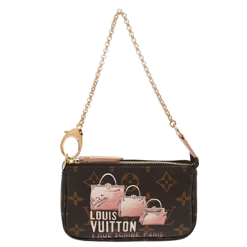 Louis Vuitton Monogram Accessory Pouch Trunk Brown Canvas